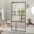 Paravan de duș walk-in negru 80x195 cm sticlă ESG transparentă GartenMobel Dekor