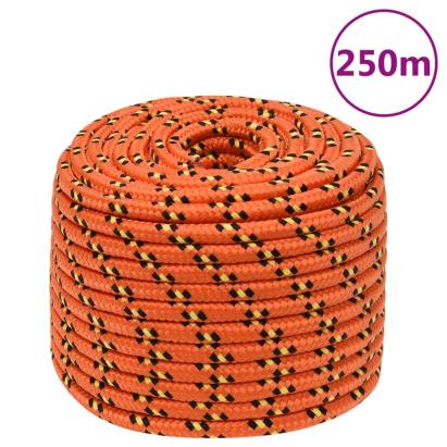 Frânghie de barcă, portocaliu, 14 mm, 250 m, polipropilenă GartenMobel Dekor