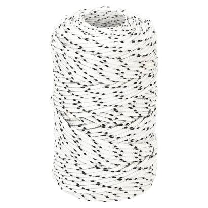 Frânghie împletită pentru barcă, alb, 2 mm x 500 m, poliester GartenMobel Dekor