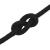 Frânghie de lucru, negru, 12 mm, 100 m, poliester GartenMobel Dekor