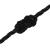 Frânghie de lucru, negru, 8 mm, 25 m, polipropilenă GartenMobel Dekor
