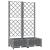 Jardinieră de grădină cu spalier gri deschis 80x40x121,5 cm PP GartenMobel Dekor