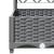 Jardinieră de grădină cu spalier gri deschis 80x40x121,5 cm PP GartenMobel Dekor