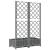 Jardinieră de grădină cu spalier gri deschis 80x40x121,5 cm PP GartenMobel Dekor