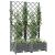 Jardinieră de grădină cu spalier gri deschis 80x40x121,5 cm PP GartenMobel Dekor