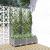 Jardinieră de grădină cu spalier gri deschis 80x40x121,5 cm PP GartenMobel Dekor