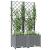 Jardinieră de grădină cu spalier, gri deschis, 80x40x136 cm, PP GartenMobel Dekor