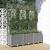 Jardinieră de grădină cu spalier, gri deschis, 120x40x136cm, PP GartenMobel Dekor
