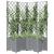 Jardinieră de grădină cu spalier, gri deschis, 80x80x136 cm, PP GartenMobel Dekor
