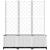Jardinieră de grădină cu spalier, alb, 120x40x136 cm PP GartenMobel Dekor