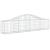 Coș gabion arcuit, 200x30x40/60 cm, fier galvanizat GartenMobel Dekor