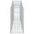 Coș gabion arcuit 200x30x60/80 cm fier galvanizat GartenMobel Dekor
