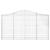 Coș gabion arcuit 200x30x100/120 cm fier galvanizat GartenMobel Dekor