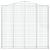 Coș gabion arcuit, 200x30x180/200cm, fier galvanizat GartenMobel Dekor
