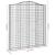 Coș gabion arcuit, 200x30x220/240, fier galvanizat GartenMobel Dekor