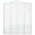 Coș gabion arcuit, 200x30x220/240, fier galvanizat GartenMobel Dekor