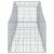 Coș gabion arcuit, 200x50x40/60 cm, fier galvanizat GartenMobel Dekor