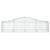 Coș gabion arcuit, 200x50x40/60 cm, fier galvanizat GartenMobel Dekor