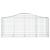 Coș gabion arcuit 200x50x80/100 cm fier galvanizat GartenMobel Dekor
