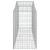 Coș gabion arcuit 200x50x80/100 cm fier galvanizat GartenMobel Dekor