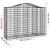 Coș gabion arcuit, 200x50x140/160 cm, fier galvanizat GartenMobel Dekor