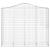 Coș gabion arcuit, 200x50x160/180 cm, fier galvanizat GartenMobel Dekor