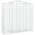 Coș gabion arcuit, 200x50x180/200 cm, fier galvanizat GartenMobel Dekor