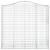 Coș gabion arcuit, 200x50x180/200 cm, fier galvanizat GartenMobel Dekor
