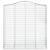 Coș gabion arcuit 200x50x200/220 cm fier galvanizat GartenMobel Dekor