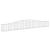 Coș gabion arcuit 400x30x40/60 cm fier galvanizat GartenMobel Dekor