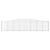 Coș gabion arcuit 400x30x80/100 cm fier galvanizat GartenMobel Dekor