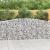 Coș gabion arcuit 400x30x100/120 cm fier galvanizat GartenMobel Dekor