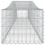 Coș gabion arcuit 400x50x40/60 cm fier galvanizat GartenMobel Dekor