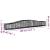 Coș gabion arcuit 400x50x40/60 cm fier galvanizat GartenMobel Dekor