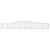 Coș gabion arcuit 400x50x40/60 cm fier galvanizat GartenMobel Dekor