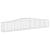 Coș gabion arcuit 400x50x60/80 cm fier galvanizat GartenMobel Dekor