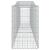 Coș gabion arcuit 400x50x80/100 cm fier galvanizat GartenMobel Dekor