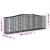 Coș gabion arcuit 400x50x120/140 cm fier galvanizat GartenMobel Dekor