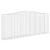 Coș gabion arcuit, 400x50x160/180 cm, fier galvanizat GartenMobel Dekor
