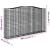 Coș gabion arcuit 400x50x220/240 cm fier galvanizat GartenMobel Dekor