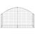 Coș gabion arcuit, 100x30x40/60 cm, fier galvanizat GartenMobel Dekor
