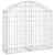 Coș gabion arcuit, 100x30x80/100 cm, fier galvanizat GartenMobel Dekor