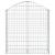 Coș gabion arcuit, 100x30x100/120 cm, fier galvanizat GartenMobel Dekor