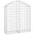 Coș gabion arcuit, 100x30x100/120 cm, fier galvanizat GartenMobel Dekor