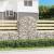 Coș gabion arcuit, 100x30x140/160 cm, fier galvanizat GartenMobel Dekor