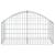Coș gabion arcuit, 100x50x40/60 cm, fier galvanizat GartenMobel Dekor