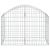 Coș gabion arcuit, 100x50x60/80 cm, fier galvanizat GartenMobel Dekor