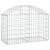 Coș gabion arcuit, 100x50x60/80 cm, fier galvanizat GartenMobel Dekor