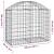 Coș gabion arcuit, 100x50x80/100 cm, fier galvanizat GartenMobel Dekor