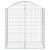 Coș gabion arcuit, 100x50x100/120 cm, fier galvanizat GartenMobel Dekor